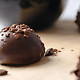 Truffe au chocolat rond