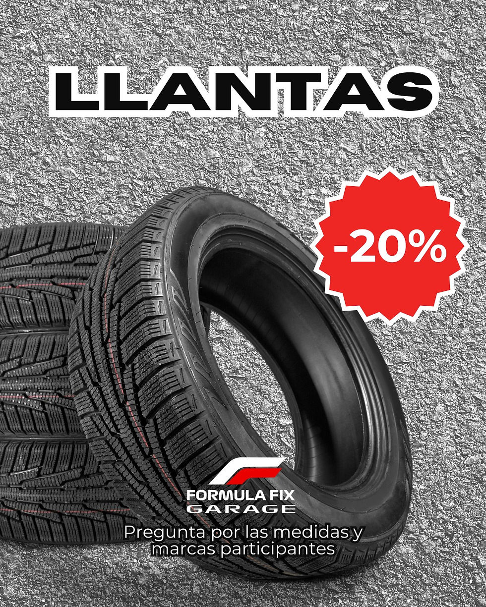Llantas con el 20% de descuento!