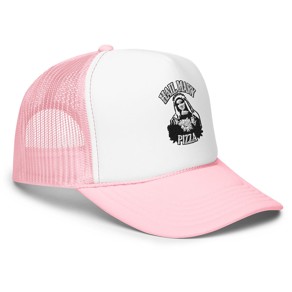 Thumbnail: Hail Mary Halo Trucker Hat