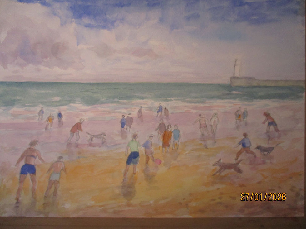 Summer on Seaham Beach