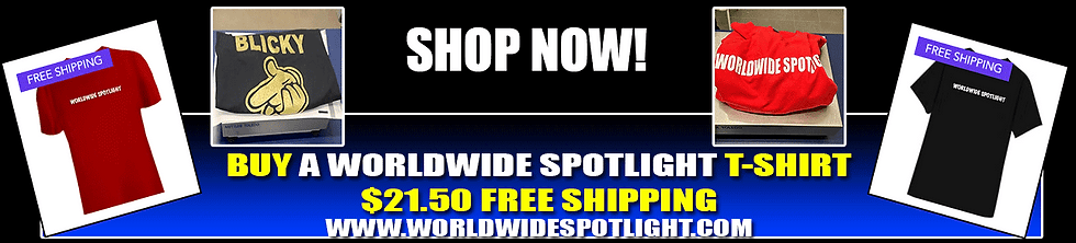 Worldwide Spotlight T- Shirts for sale