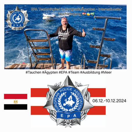 EPA Teammitglied in Hurghada/Ägypten - Internationaler Tauchlehrgang 🇪🇬🐠🤿 #Tauchen #Ägypten #EPA #Team #Ausbildung #Meer