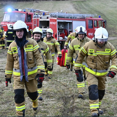 Feuerwehr Übung in Polen bei unserem Kooperationspartner.