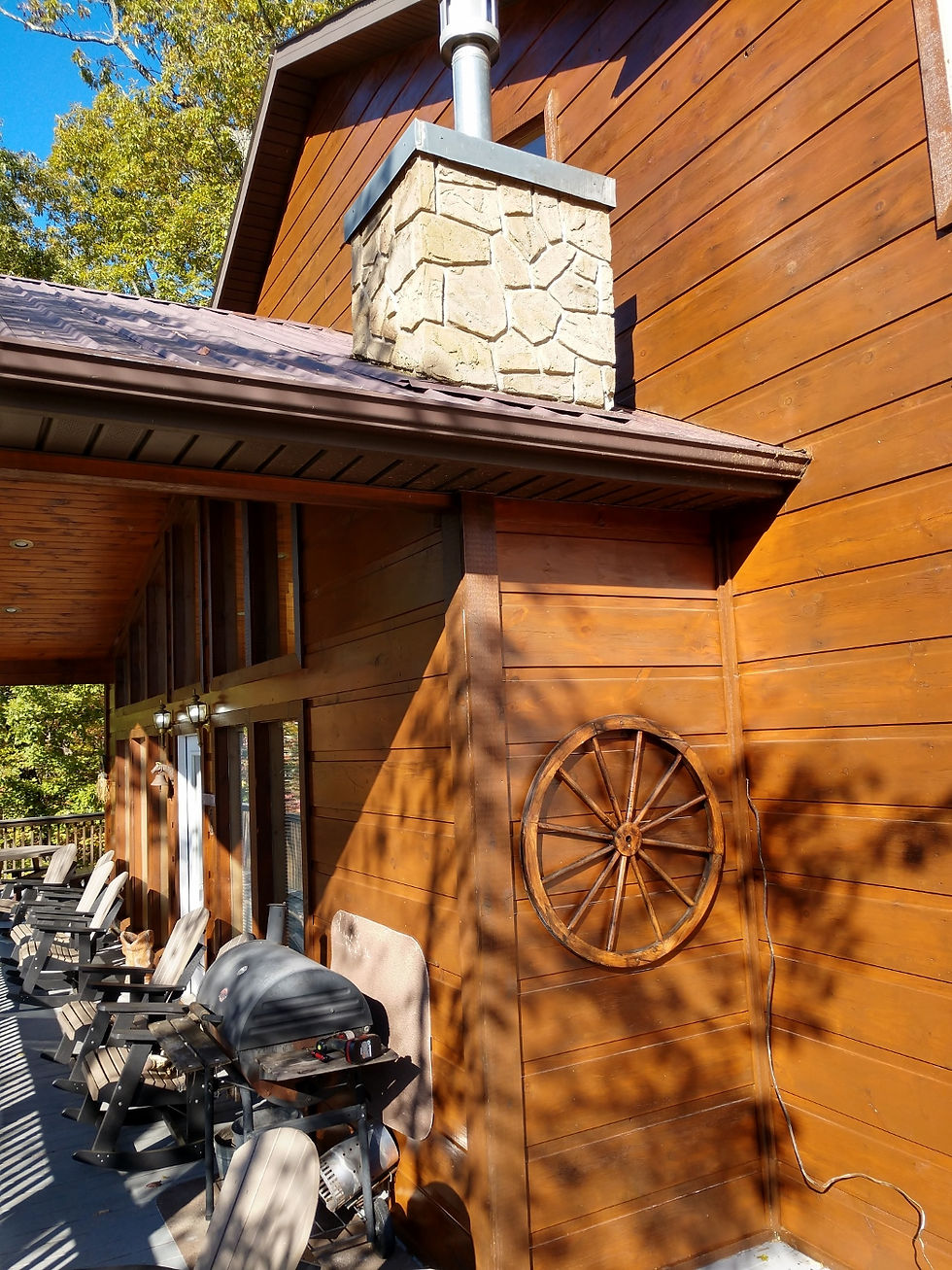 Gatlinburg TN Cabin Staining