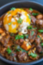 Goat Egusi with Fufu