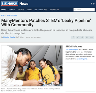 ManyMentors Featured in U.S. News & World Report!