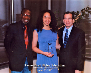Connecticut Higher Education Community Service Award!