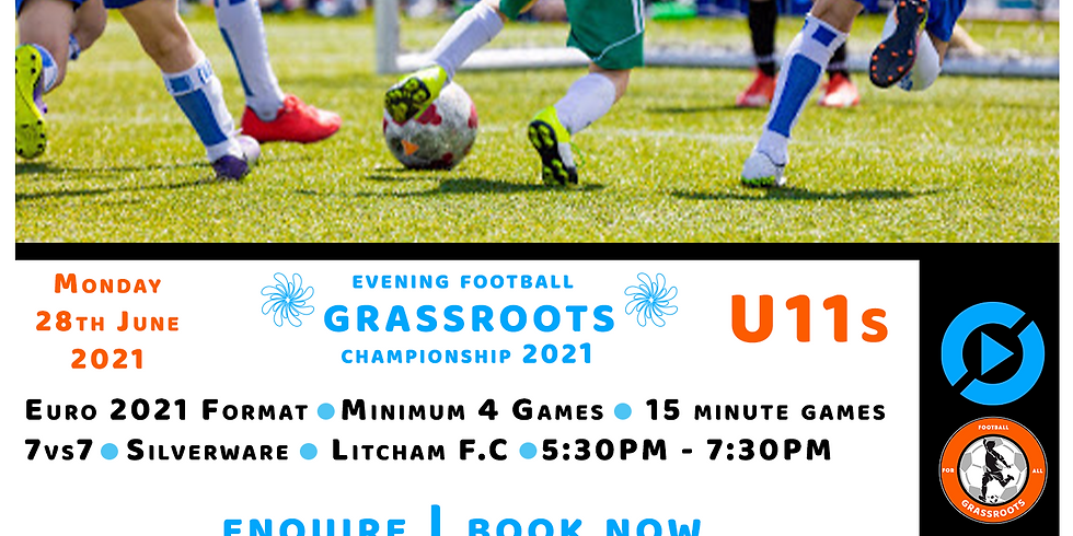 U11's Grassroots Football Championship | Euro 2021 | 7vs7