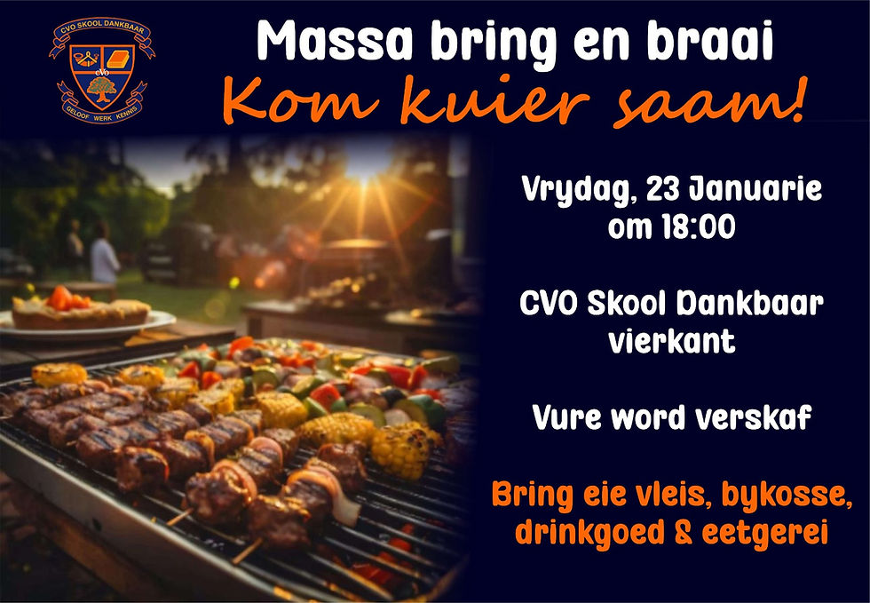 Dankbaar bring en braai