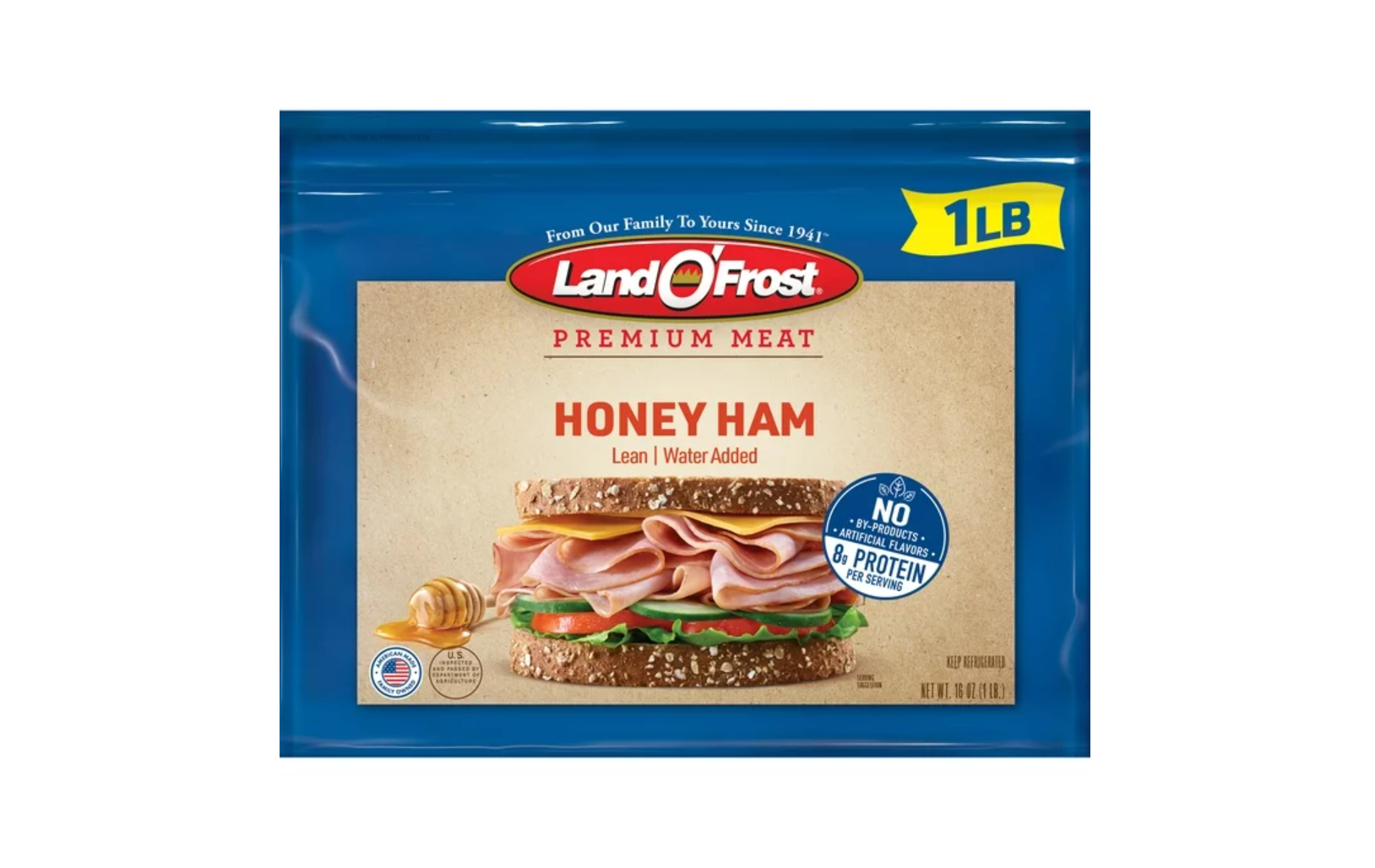 LandO'Frost Honey Ham, 1lb