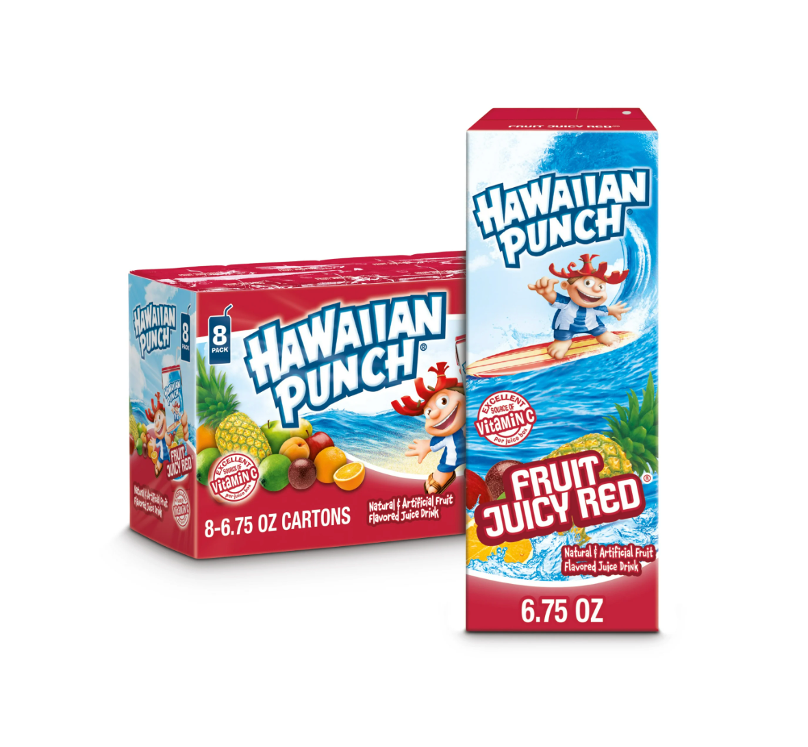 Hawaiian Punch Fruit Juicy Red, 8ct