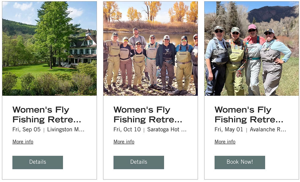 Various She's Fly Retreats, Book Your Spot Now!