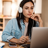 Professional participating in online learning or training to advance knowledge in pediatric sensory integration