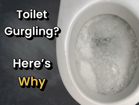toilet gurgling when you run the sink explained