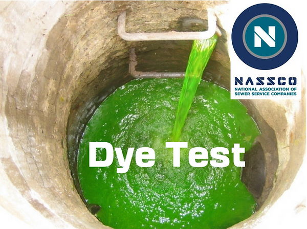 nassco certified dye testing perfomed in mccandless pa by licensed master plumber