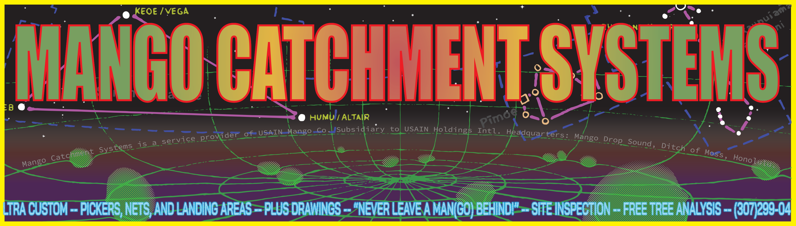 Mango Catchment Systems Sticker