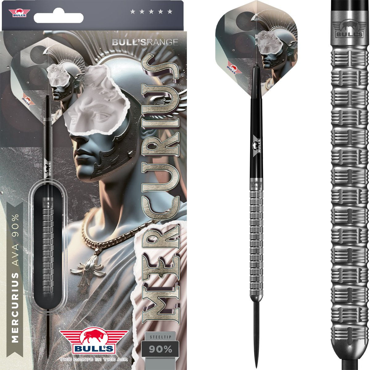 Bull's Mercurius 90% Ava Steeldarts 19g