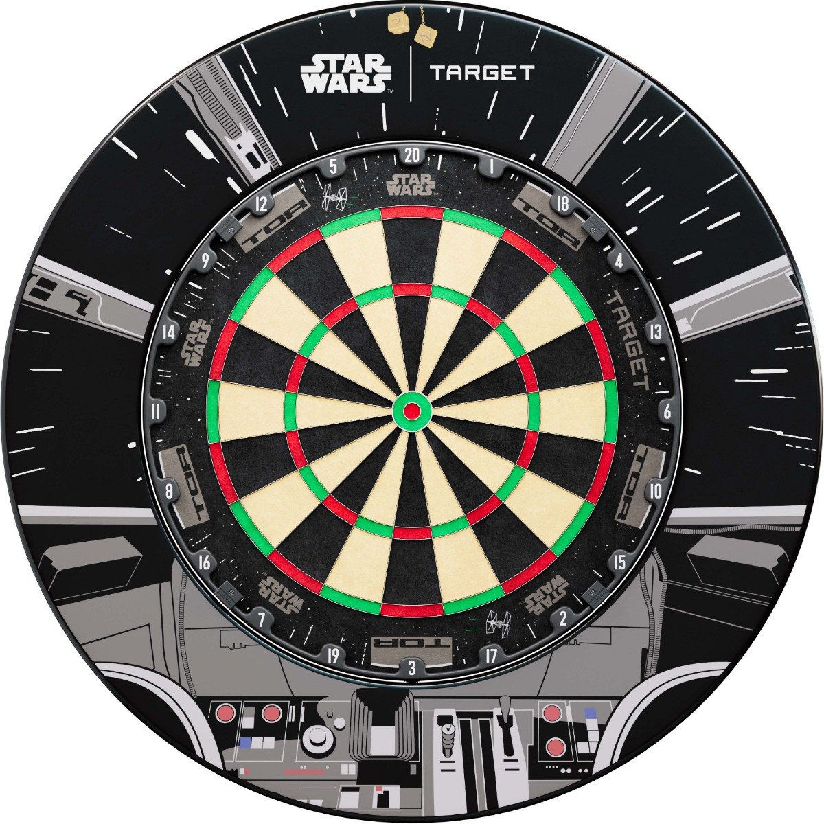 Target Star Wars Millenium Falcon Surround Dartboard Set