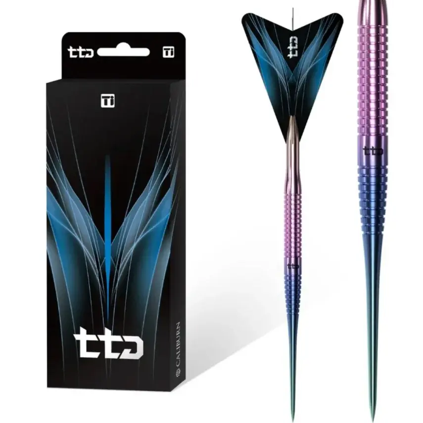 Miniaturbild: Caliburn Steeldarts TTD kompletter Titan Dart T3 rainbow 7g