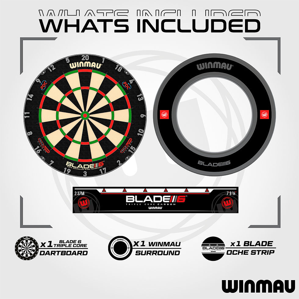Miniaturbild: Winmau Dartboard Surround Bundle  Triple Core