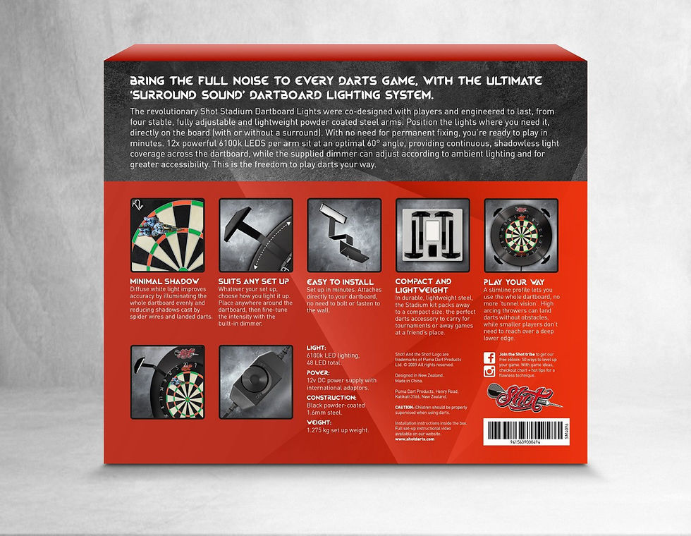Miniaturbild: Shot Stadium Dartboard Beleuchtung