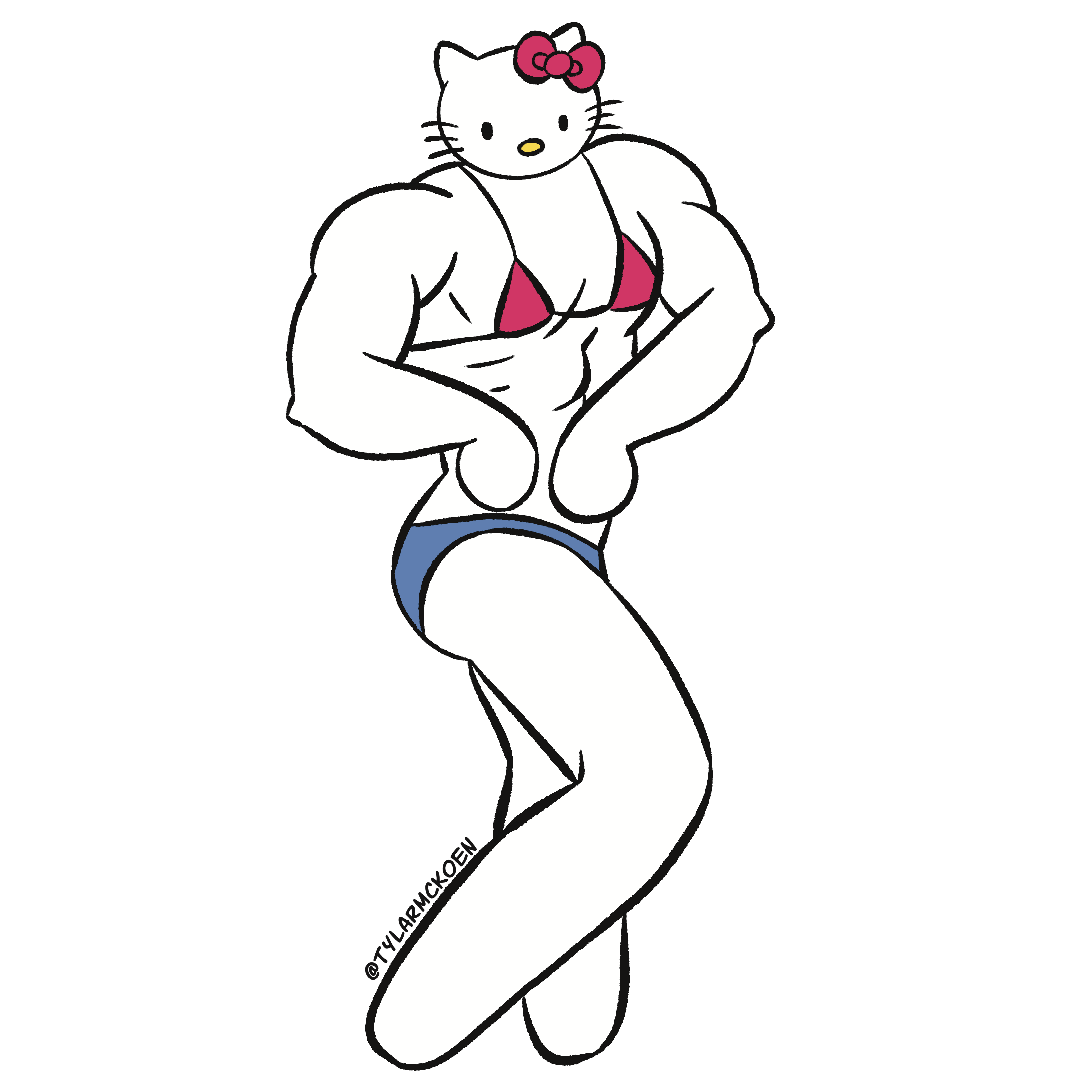 Buff Cute Cat