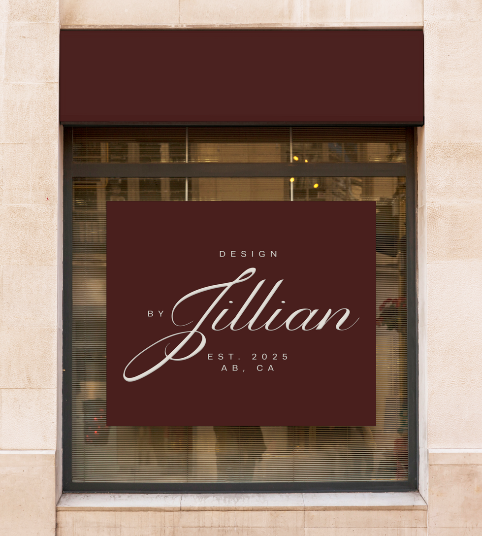 Design By Jillian - Signage Mockup_