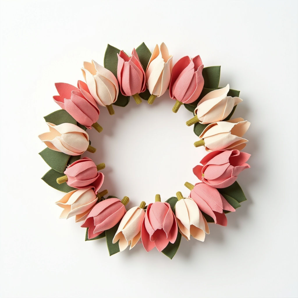 Spring Tulip Wreath