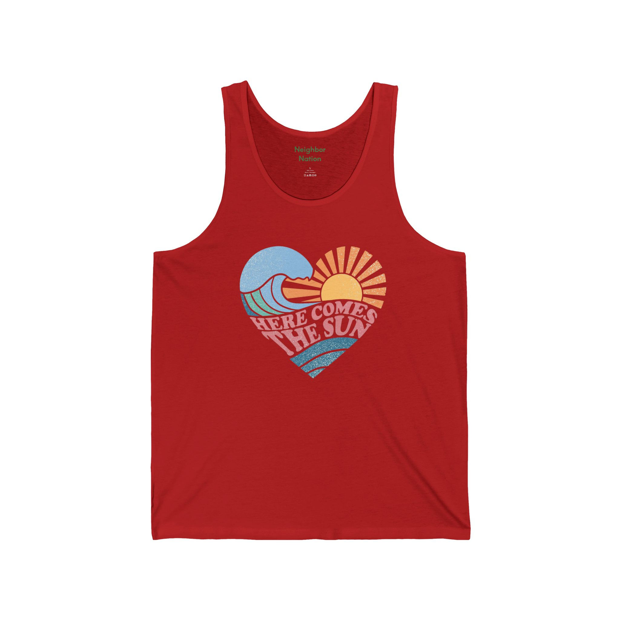 Sunshine Heart Jersey Tank