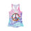 Thumbnail: Peace & Flower Tie Dye Racerback Tank Top