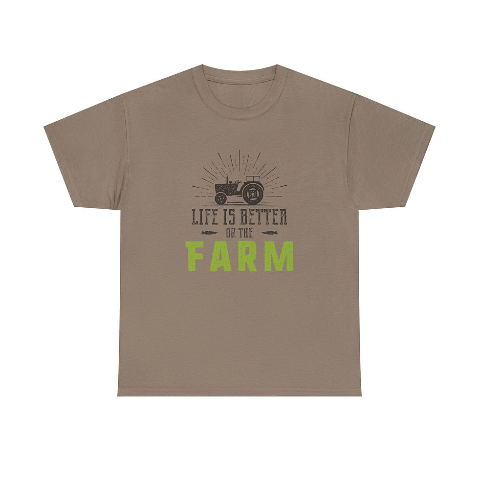 Thumbnail: Farm Life Heavy Cotton Tee