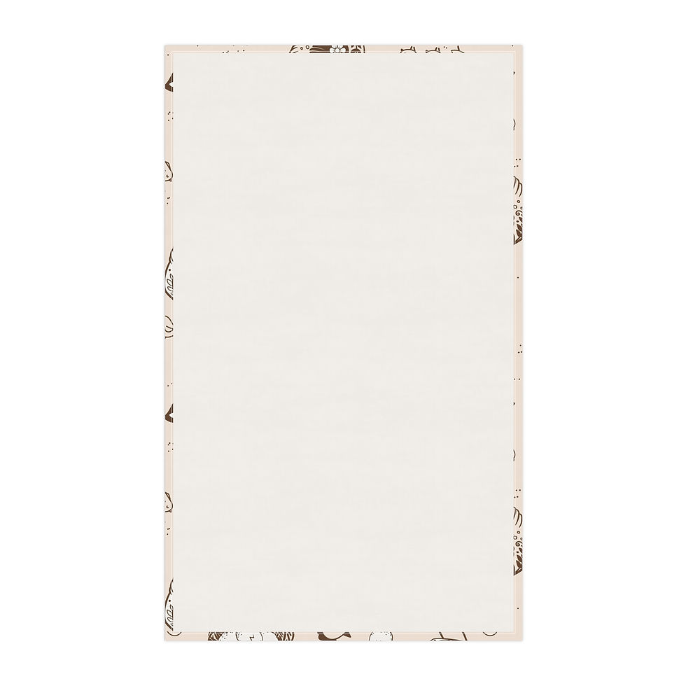 Thumbnail: Farmhouse Tea Towels with Whimsical Chicken Design