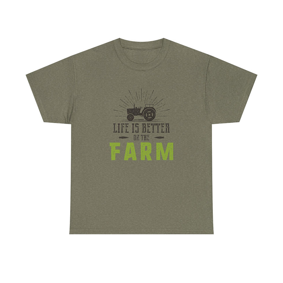 Thumbnail: Farm Life Heavy Cotton Tee