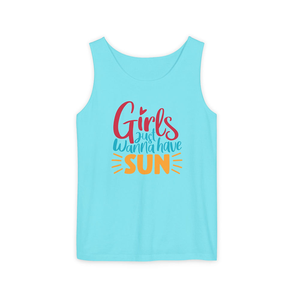 Thumbnail: Girls Just Wanna Have Sun Tank Top