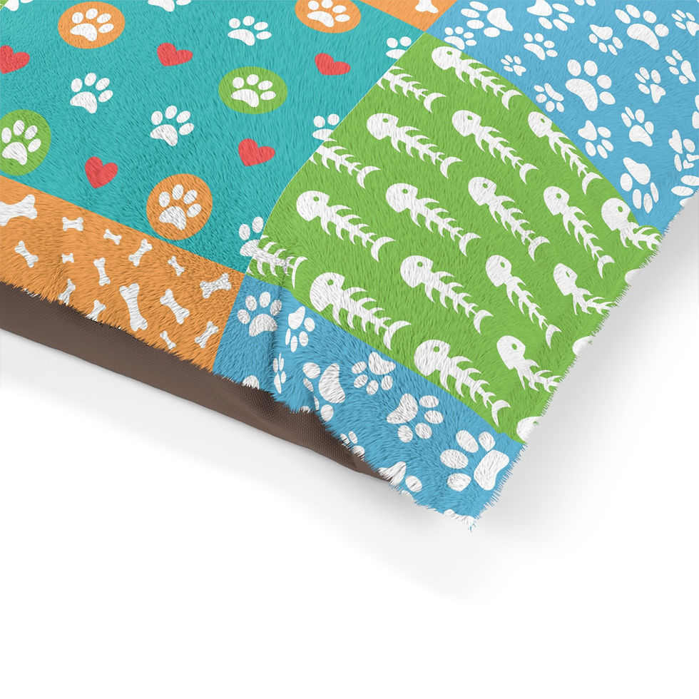 Thumbnail: Colorful Pet Bed for Cats and Dogs