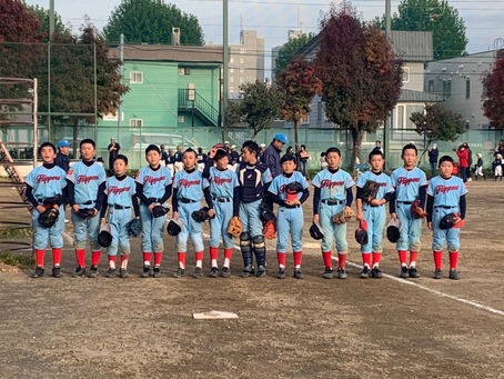 札幌市スポ少(秋季)準々決勝&東区スポ少 決勝