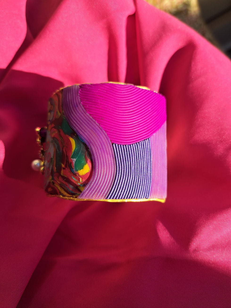 Miniaturbild: Violet Magic / Cuff Bracelet 