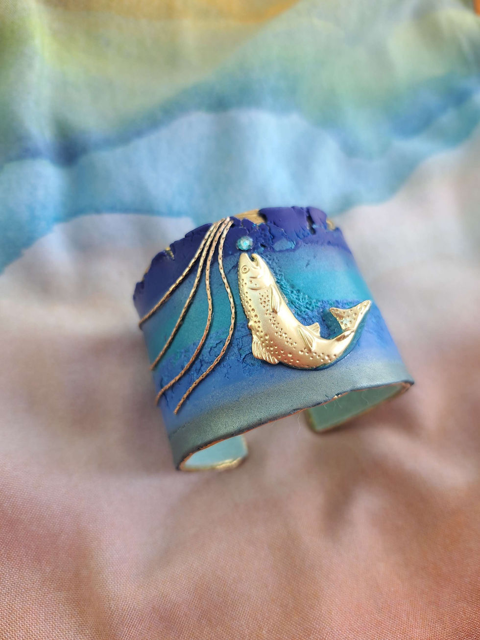 Miniaturbild: Blue Pike Jewellery Ocean Statement Symbolic Earrings Juliette Kaiser