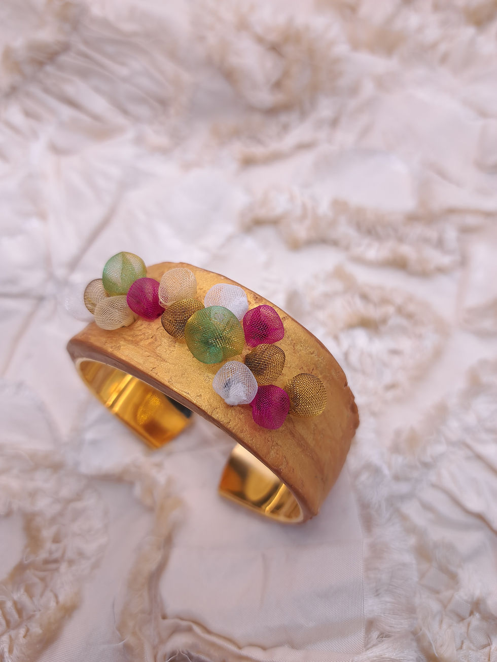 Miniaturbild: Organza soft bubbles spring enchanted bracelet Juliette Kaiser