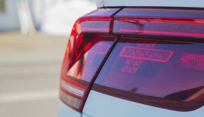 Polymethyl Methacrylate (PMMA). Car Rear Light