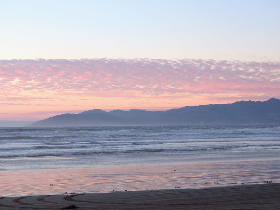 Magical Sunset at Oceano Dunes in California