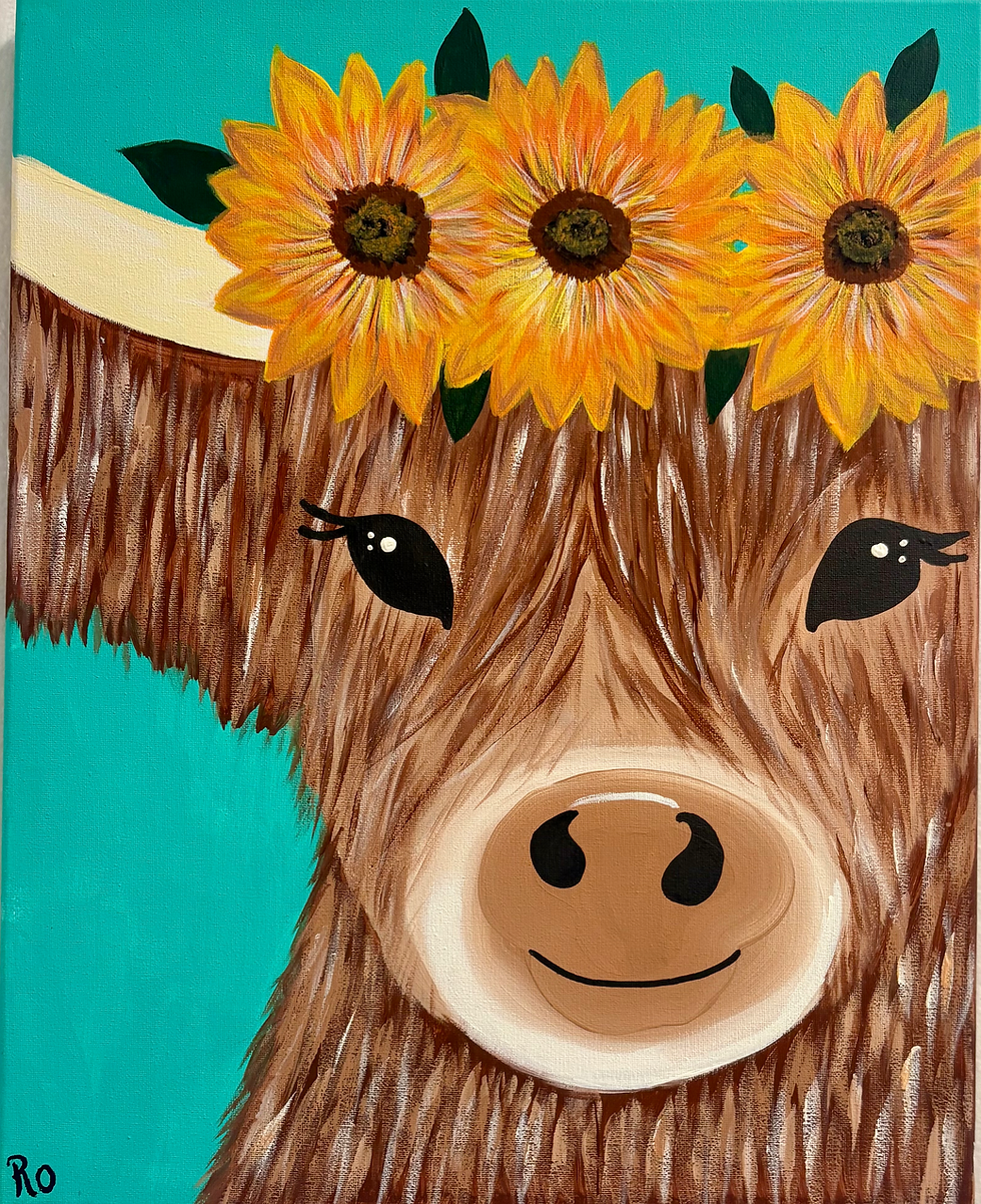 Honey Highlander Paint Party at Felton Roundtable Nov 8th 6-8pm
