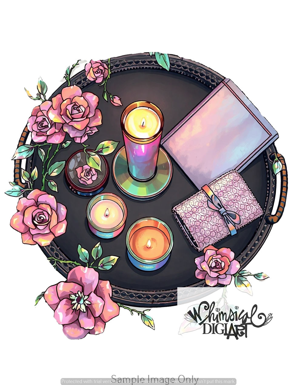 Thumbnail: Tranquil Pages & Petal Dreams - 5 Images