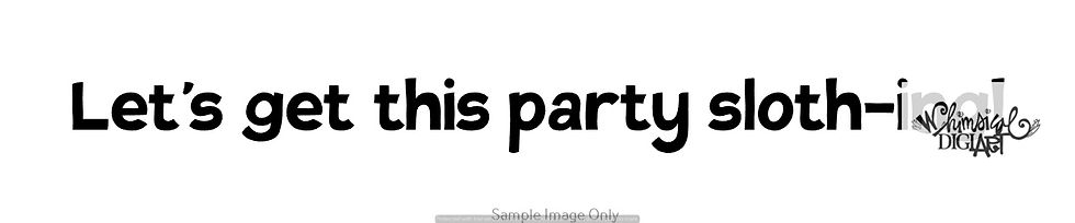 Thumbnail: Slothfully Festive - 4 Images and 1 Saying