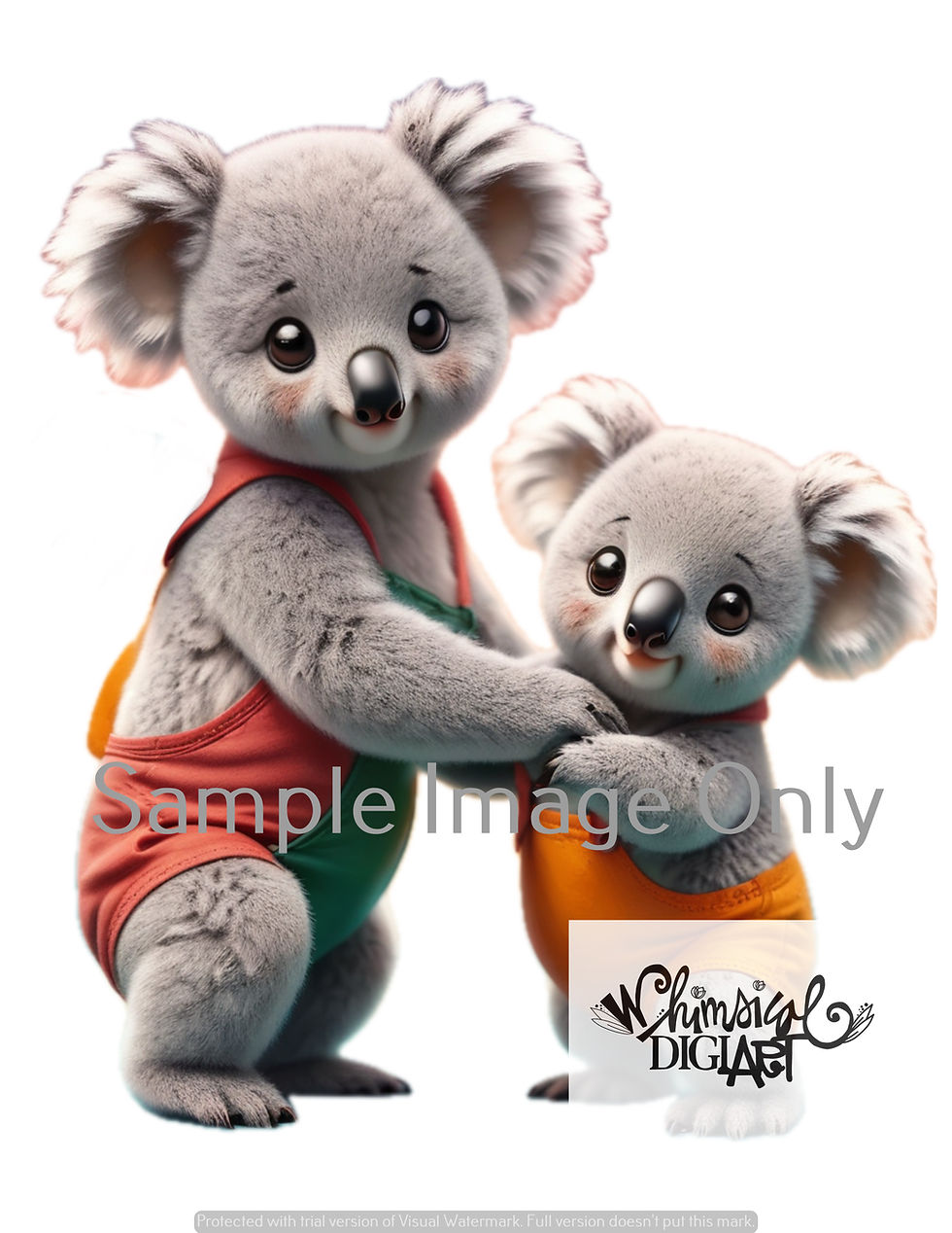 Thumbnail: Koala Clash & Cuddle - 3 Images