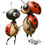 Thumbnail: Sweetheart Critters Whimsical Style 16 Ladybugs and 3 Sayings