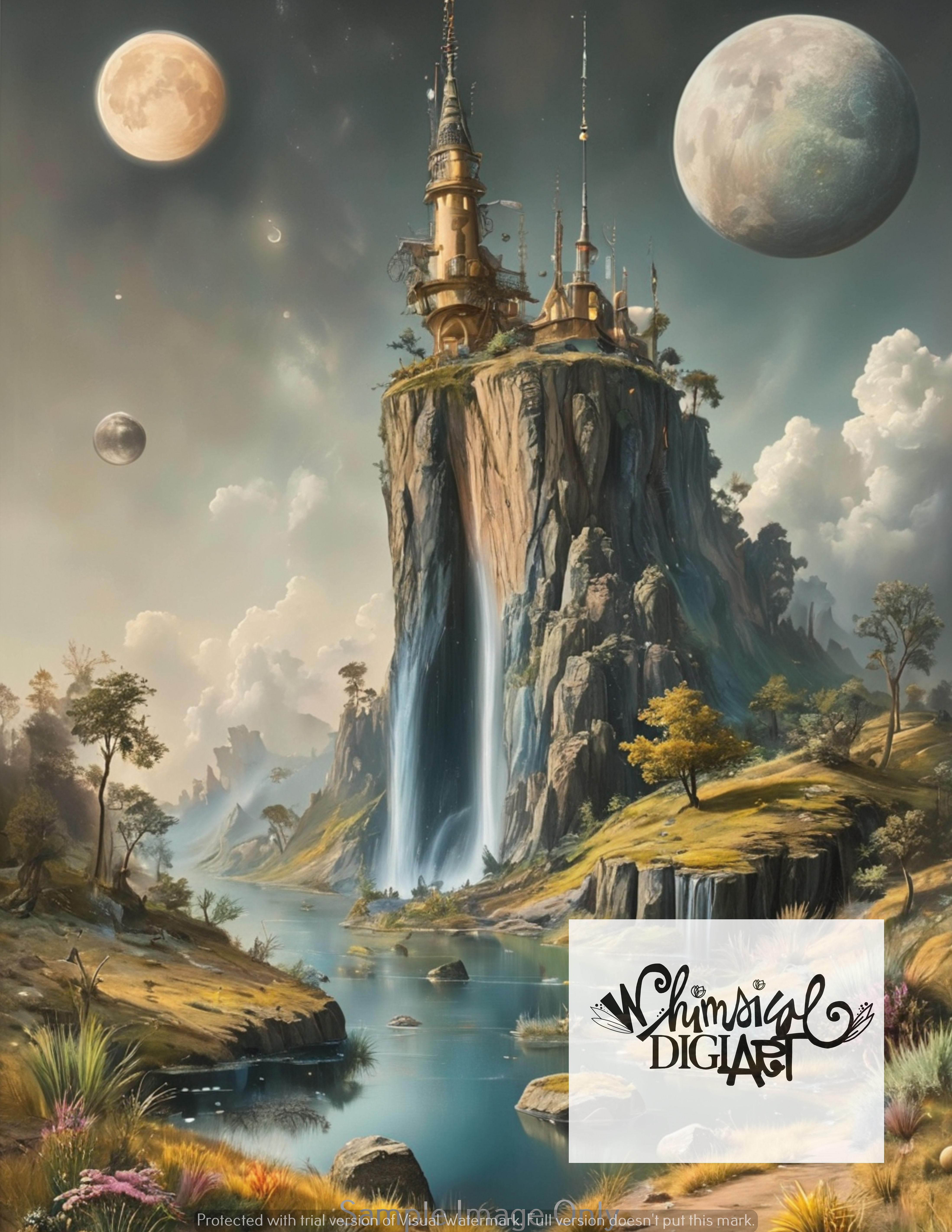 Love’s Mechanical Melody 8.5 by 11 Backgrounds - 2 Images