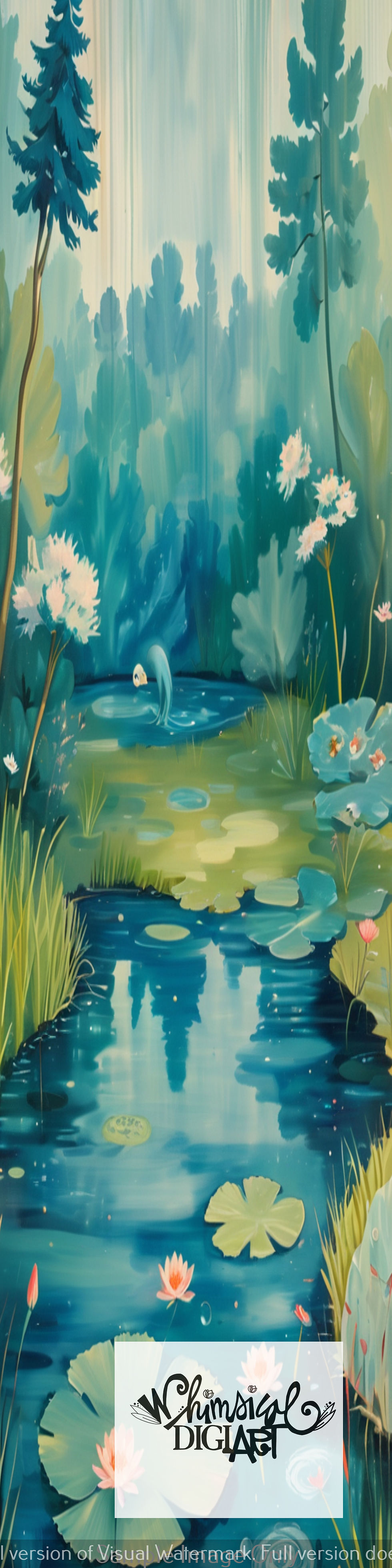 Thumbnail: Ten Sweetheart Critters Whimsical Style Background Bookmarks