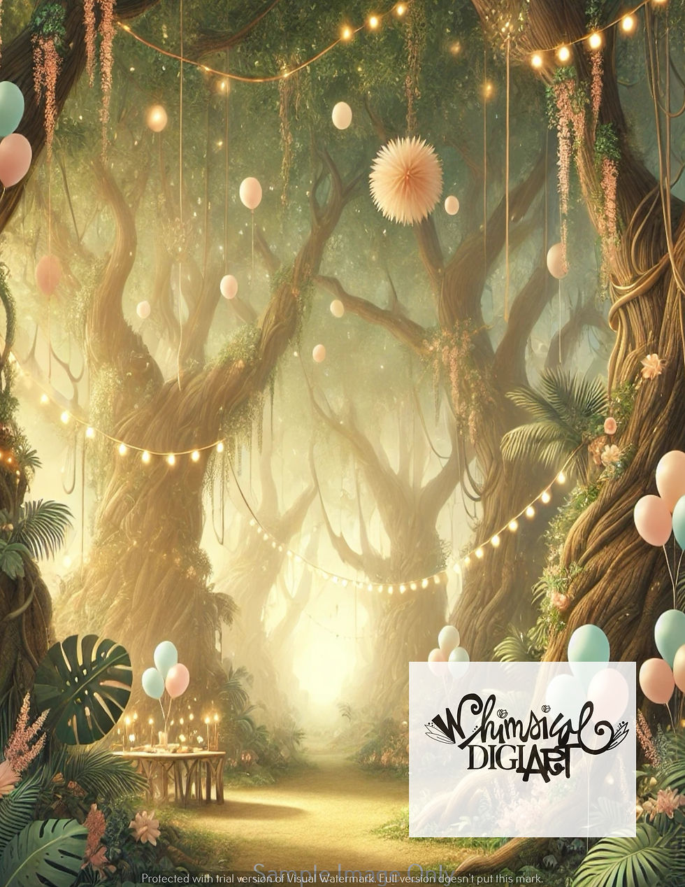 Enchanted Grove Gatherings Two letter size Backgrounds