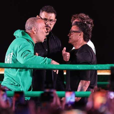 Quando o ringue vira espetáculo: Popó e Wanderlei Silva acendem a Faria Lima antes do Spaten Fight Night 2